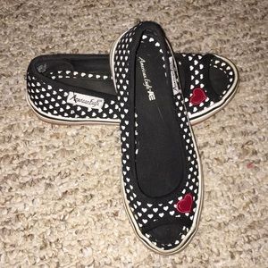 American eagle size 12 peep toe sneaker